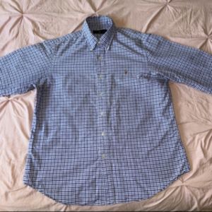 Ralph lauren checkered dress shirt